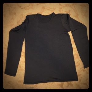 Black Fleece Lined Layering Shirt